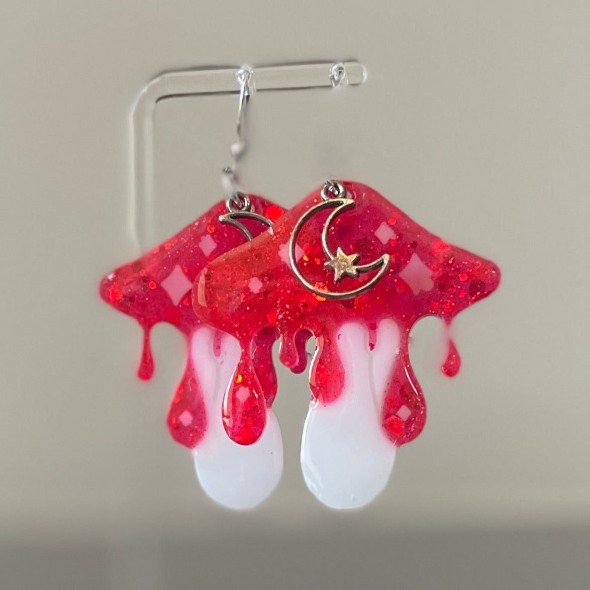 Mystical Mushroom Earrings