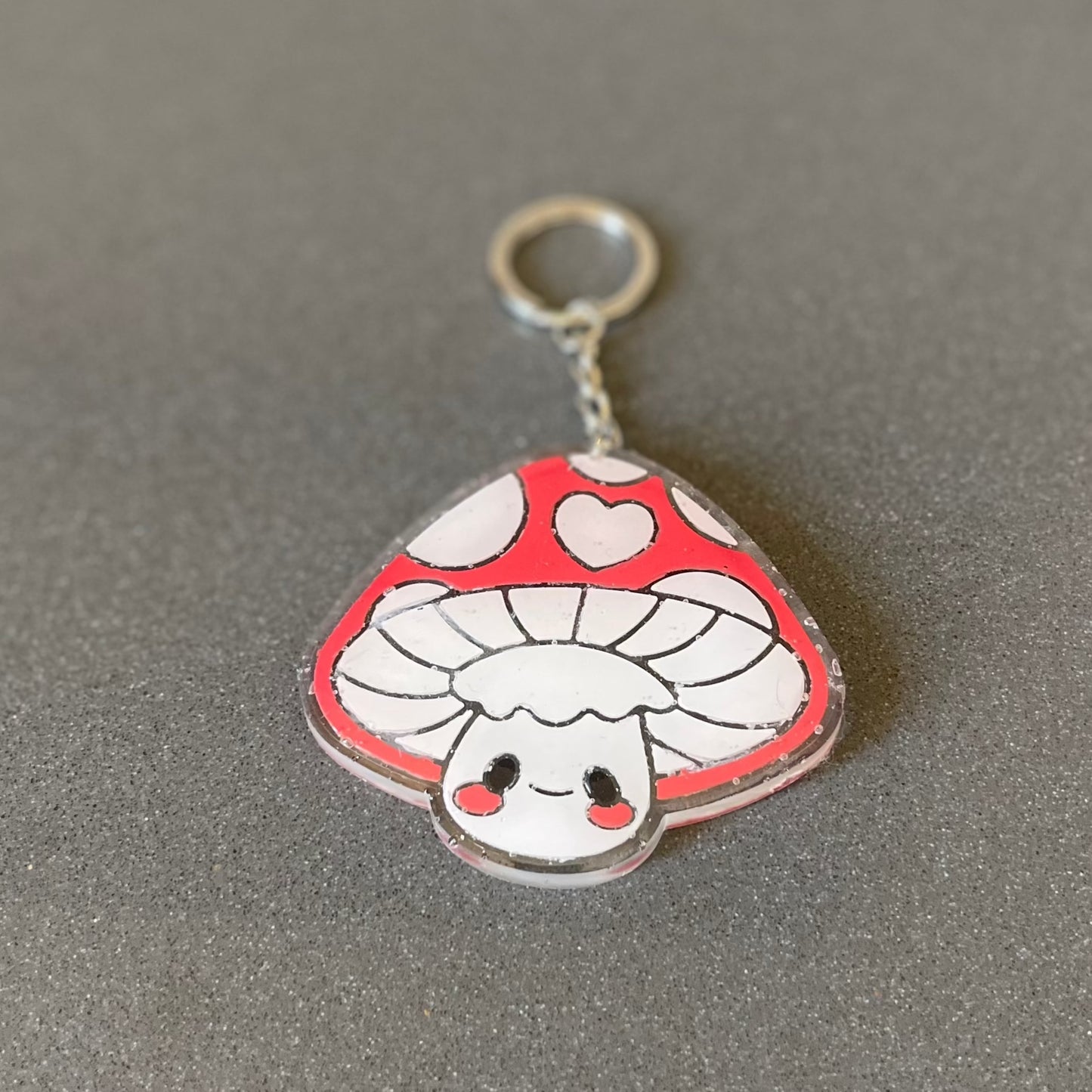 Mushroom Keychain